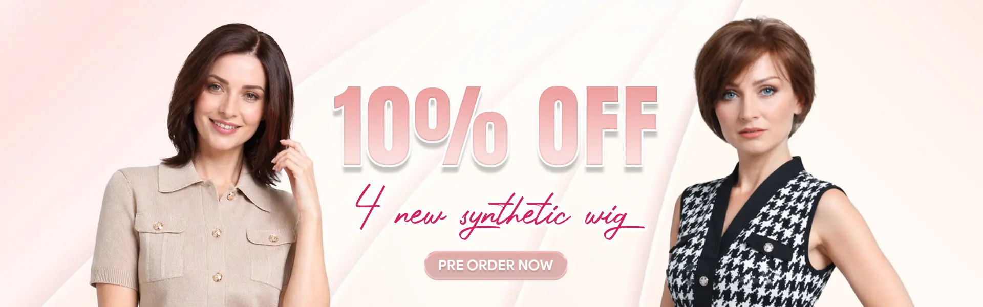 4 new synthetic wigs